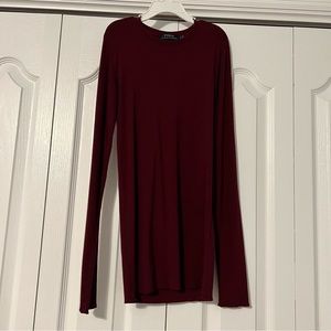 Polo Ralph Lauren Maroon Long Sleeve